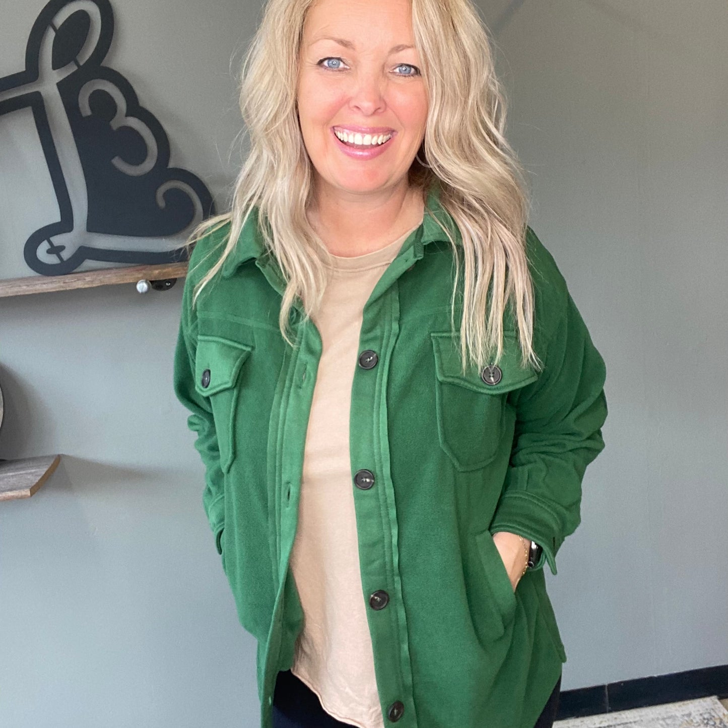 Oversized Fleece Shacket