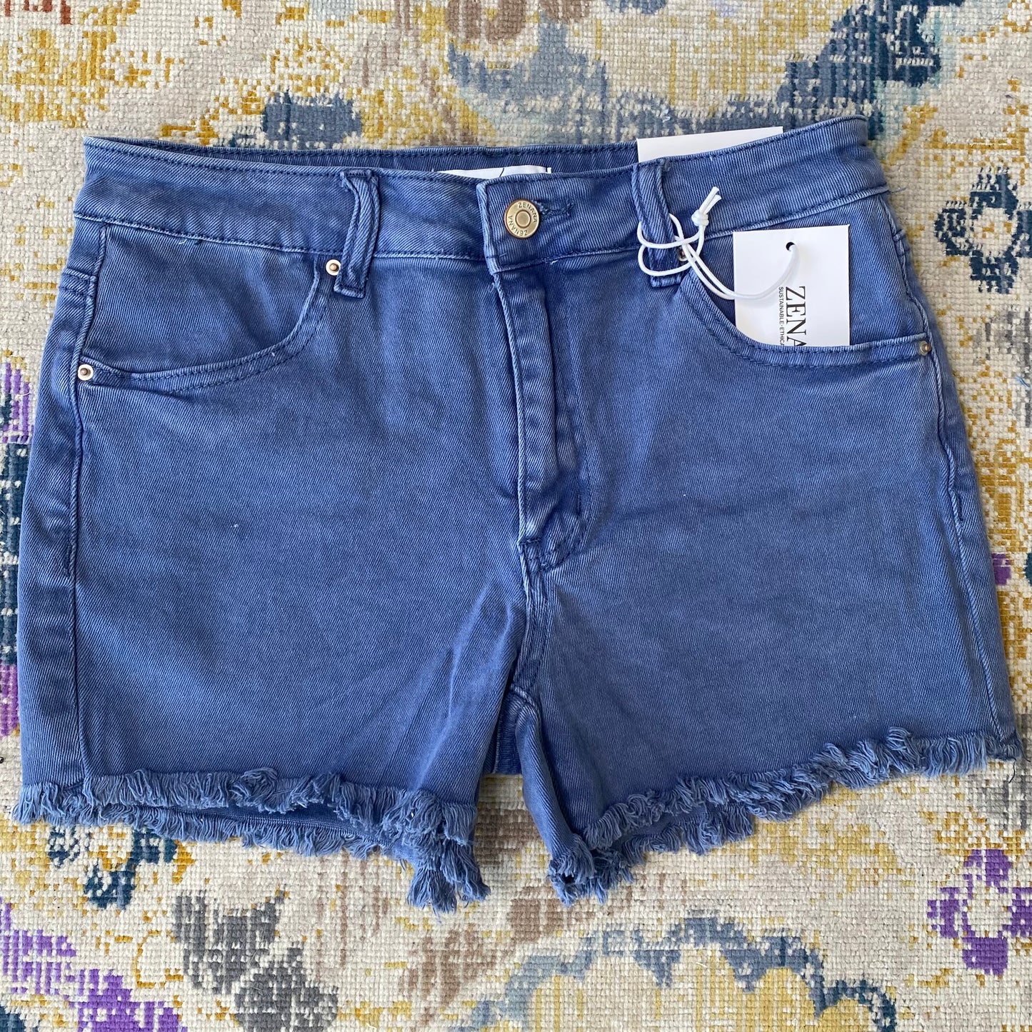 Zenana Denim Cutoff Shorts