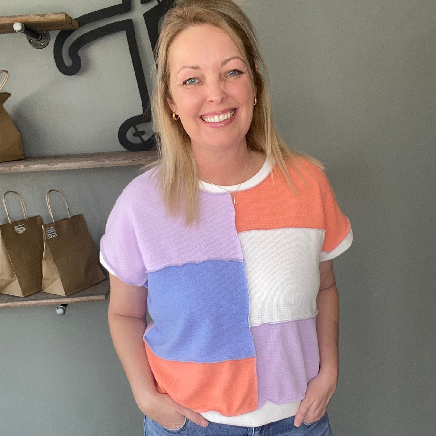 Color Block Top