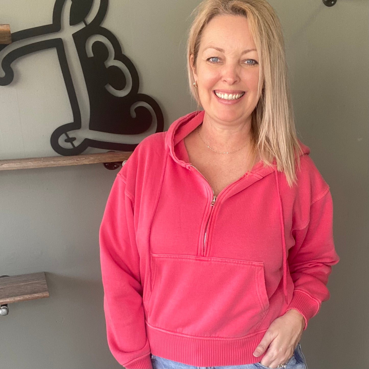 Half Zip Hoodie