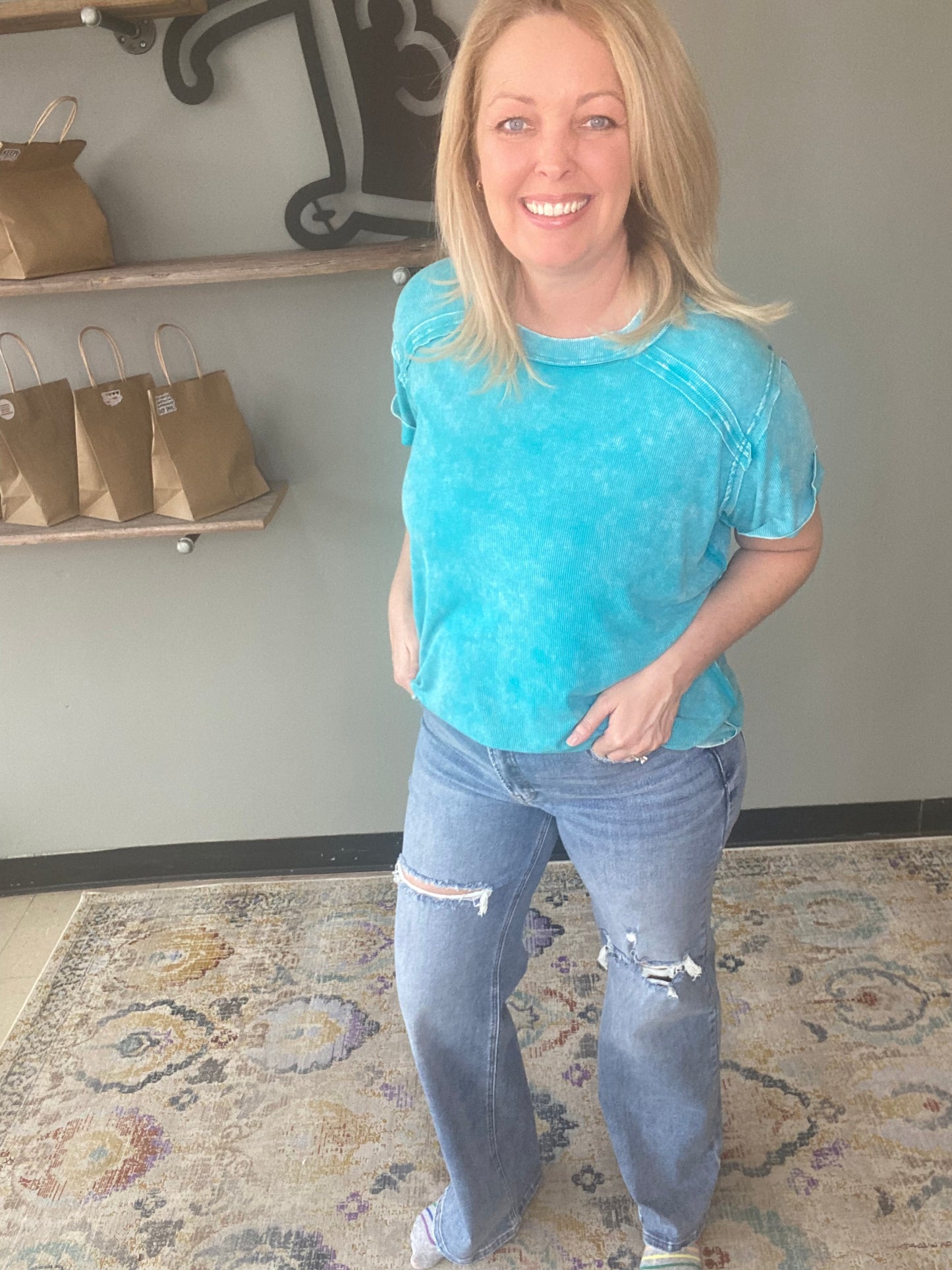 Acid Wash Tee