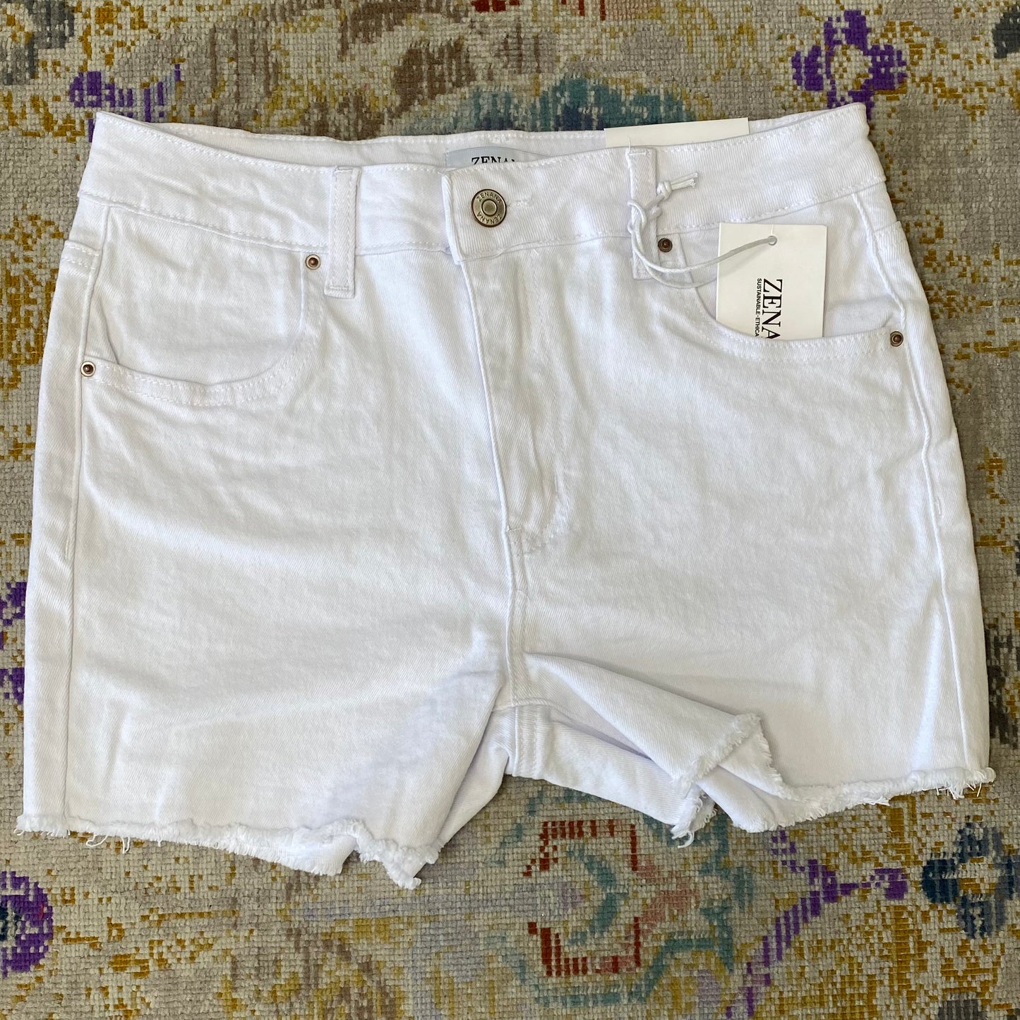 Zenana Denim Cutoff Shorts