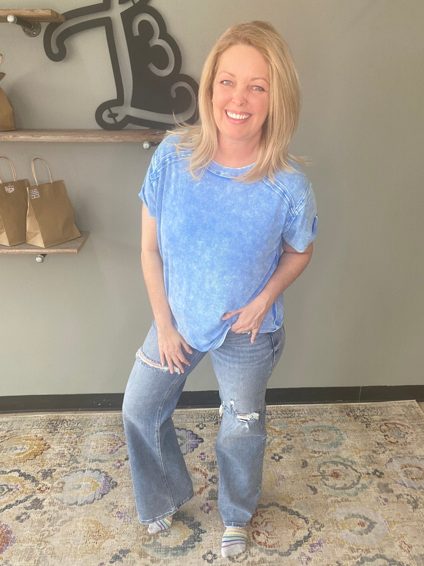 Acid Wash Tee