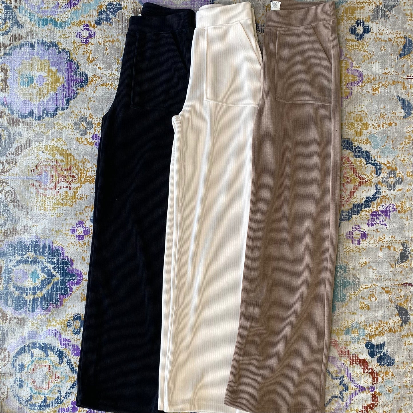 Wide Leg Corduroy Pants