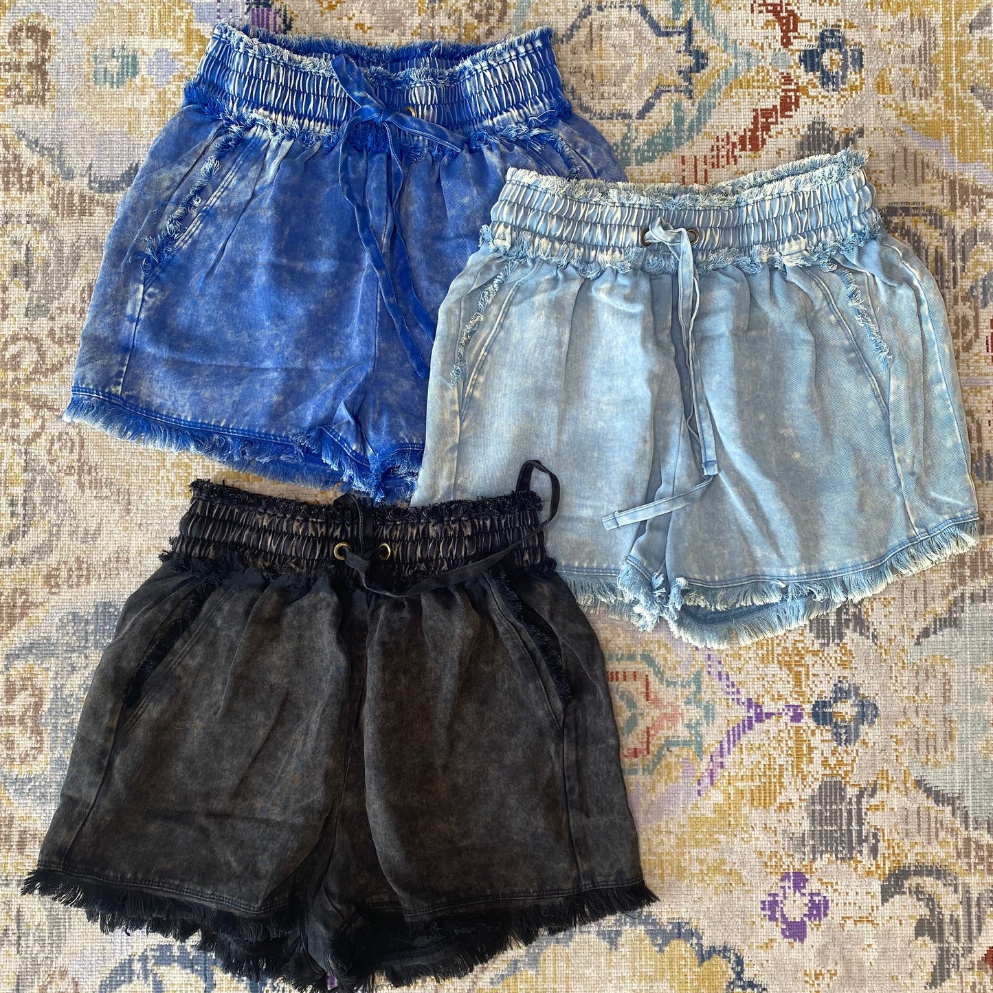 Mineral Washed Shorts