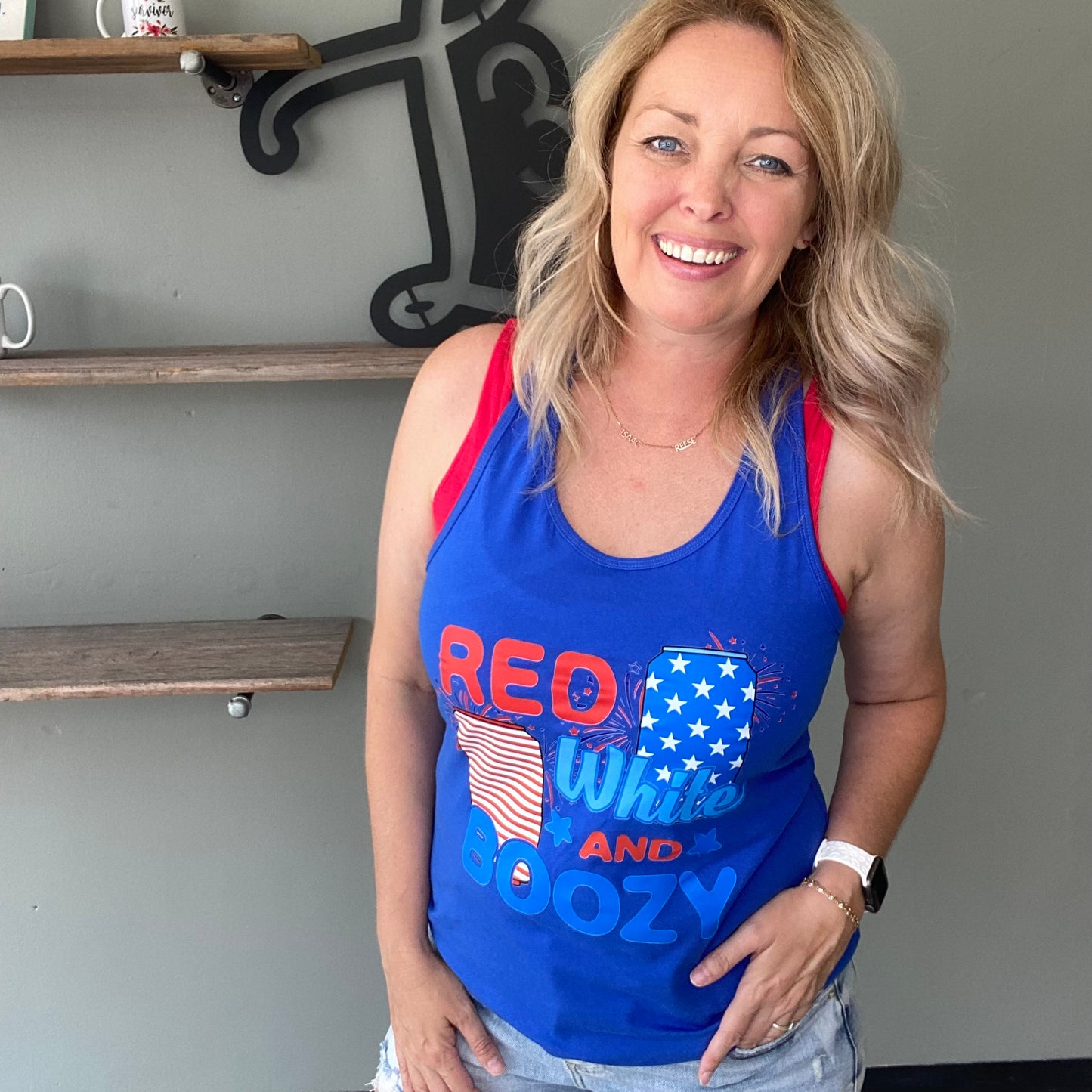 Red White & Boozy Tank