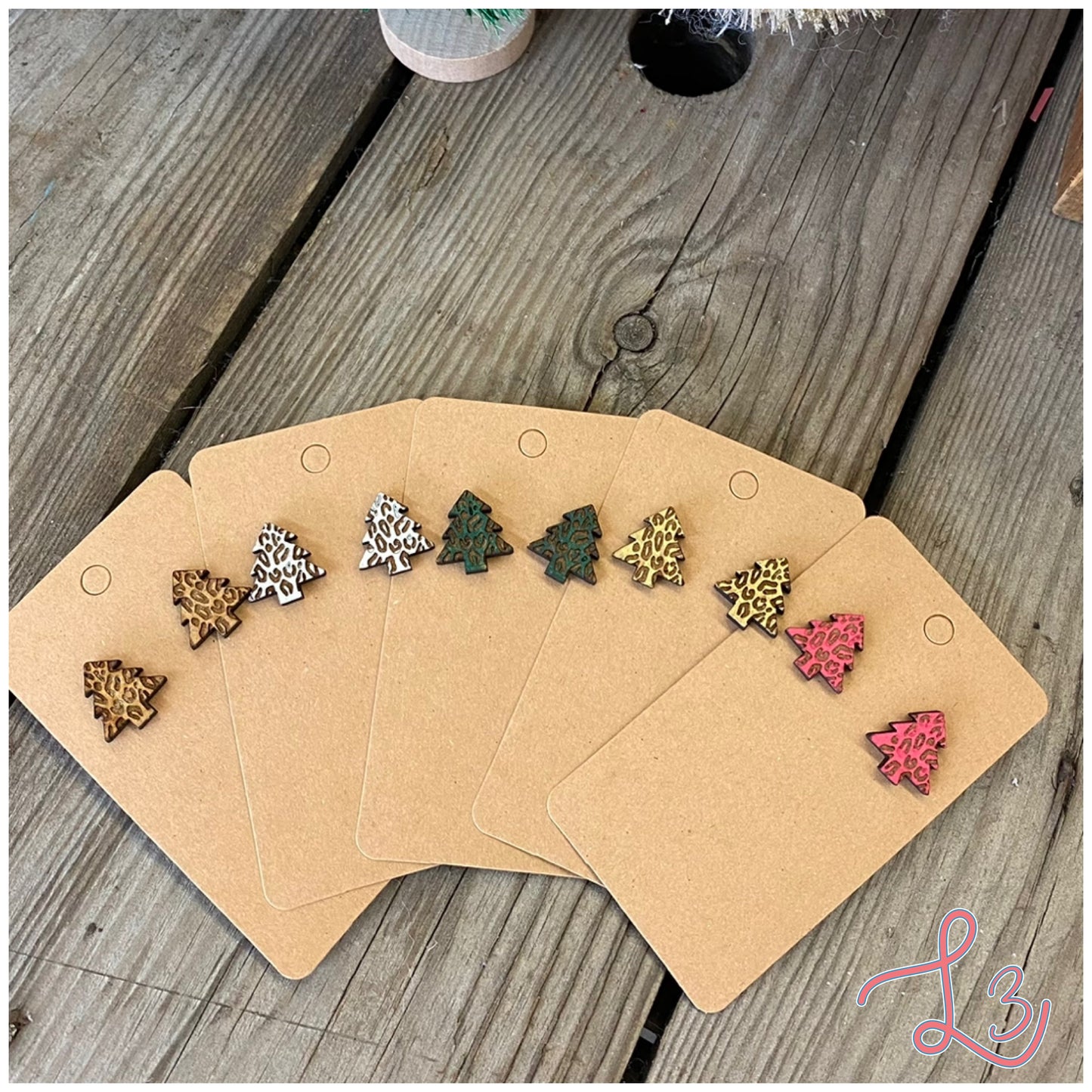 Christmas Tree Stud Earrings