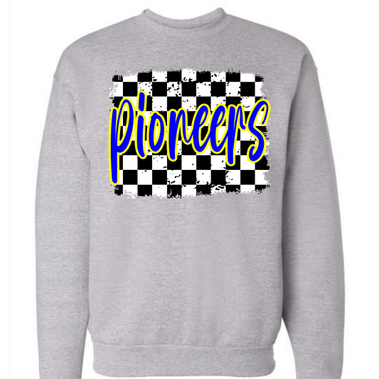 PREORDER Checked Pioneers Crewneck