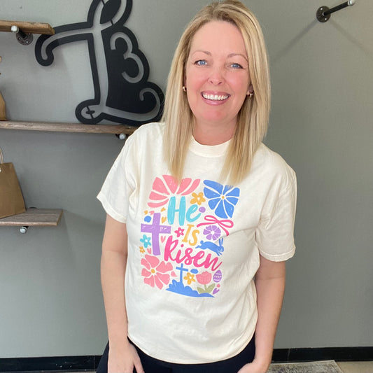 He Is Risen Tee