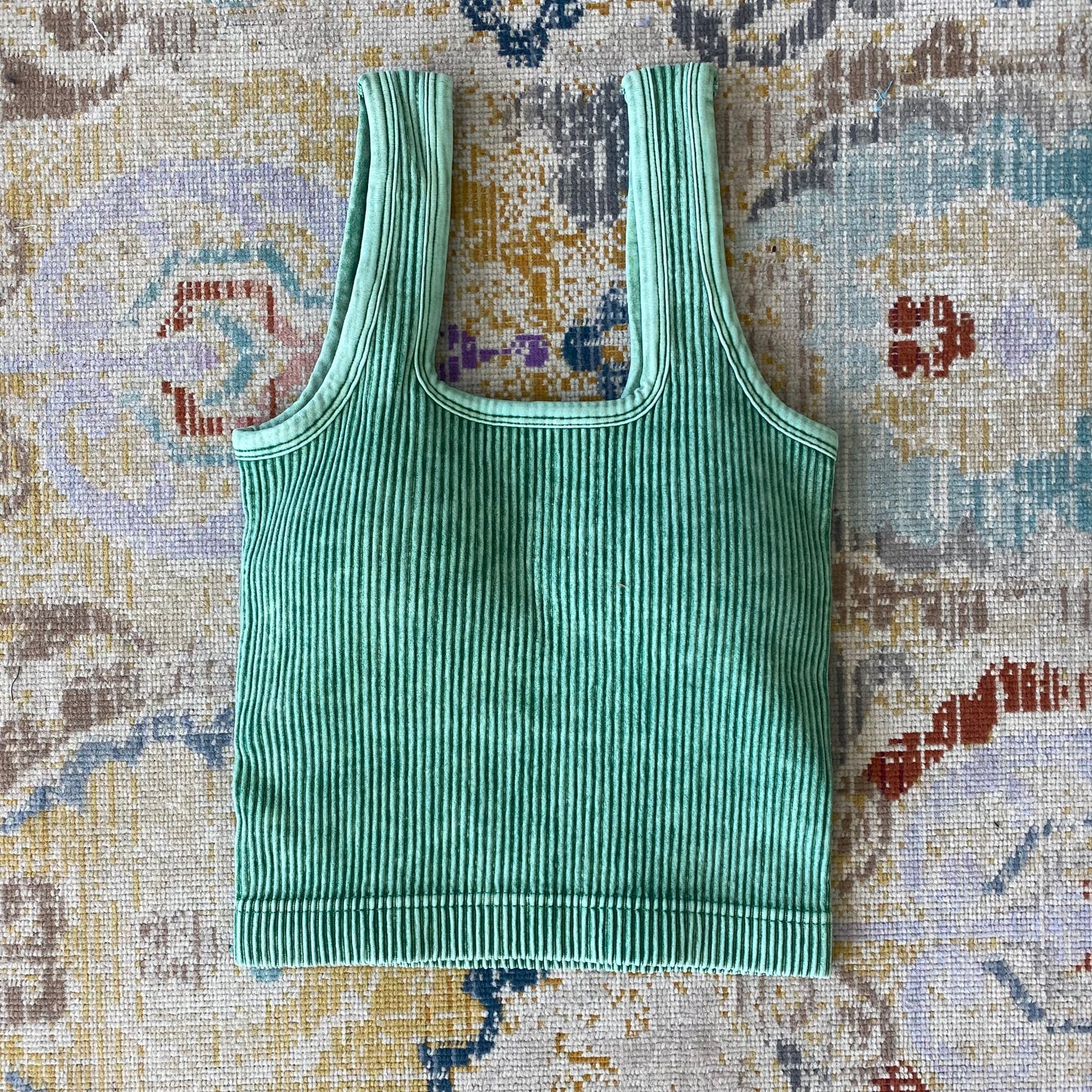 Round Neck Crop Tank