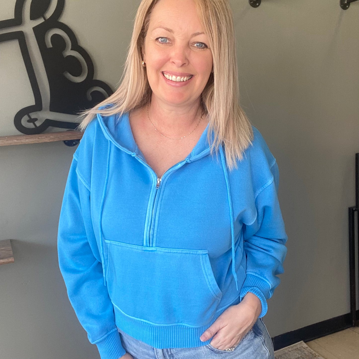 Half Zip Hoodie