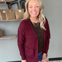Load image into Gallery viewer, Waffle Knit Cardigan