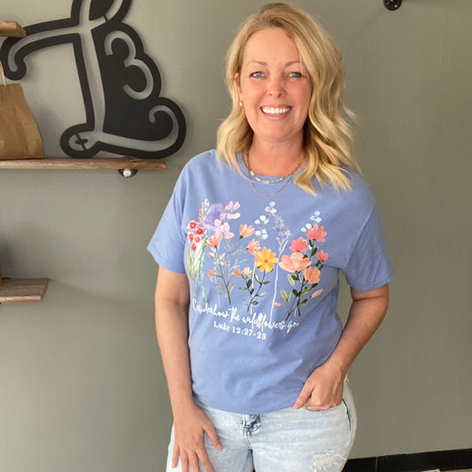 Luke 12:27-28 Tee