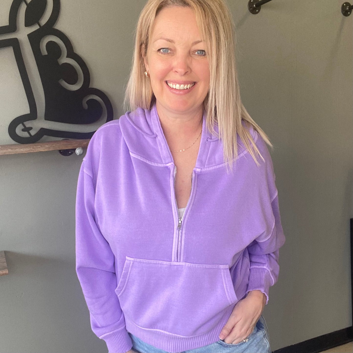 Half Zip Hoodie