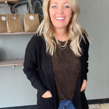 Load image into Gallery viewer, Waffle Knit Cardigan