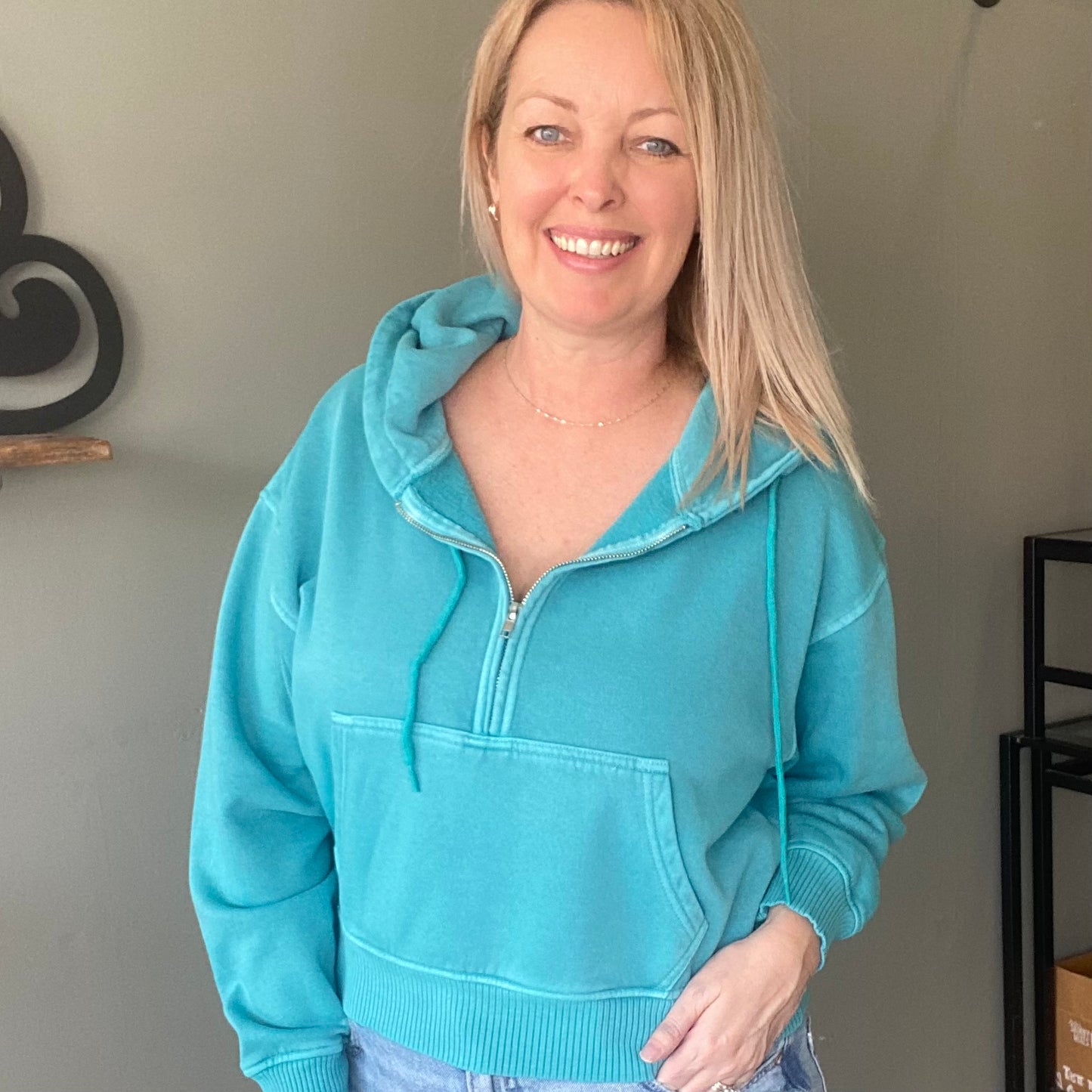 Half Zip Hoodie