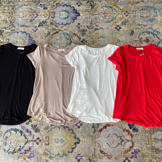 Round Hem Tee