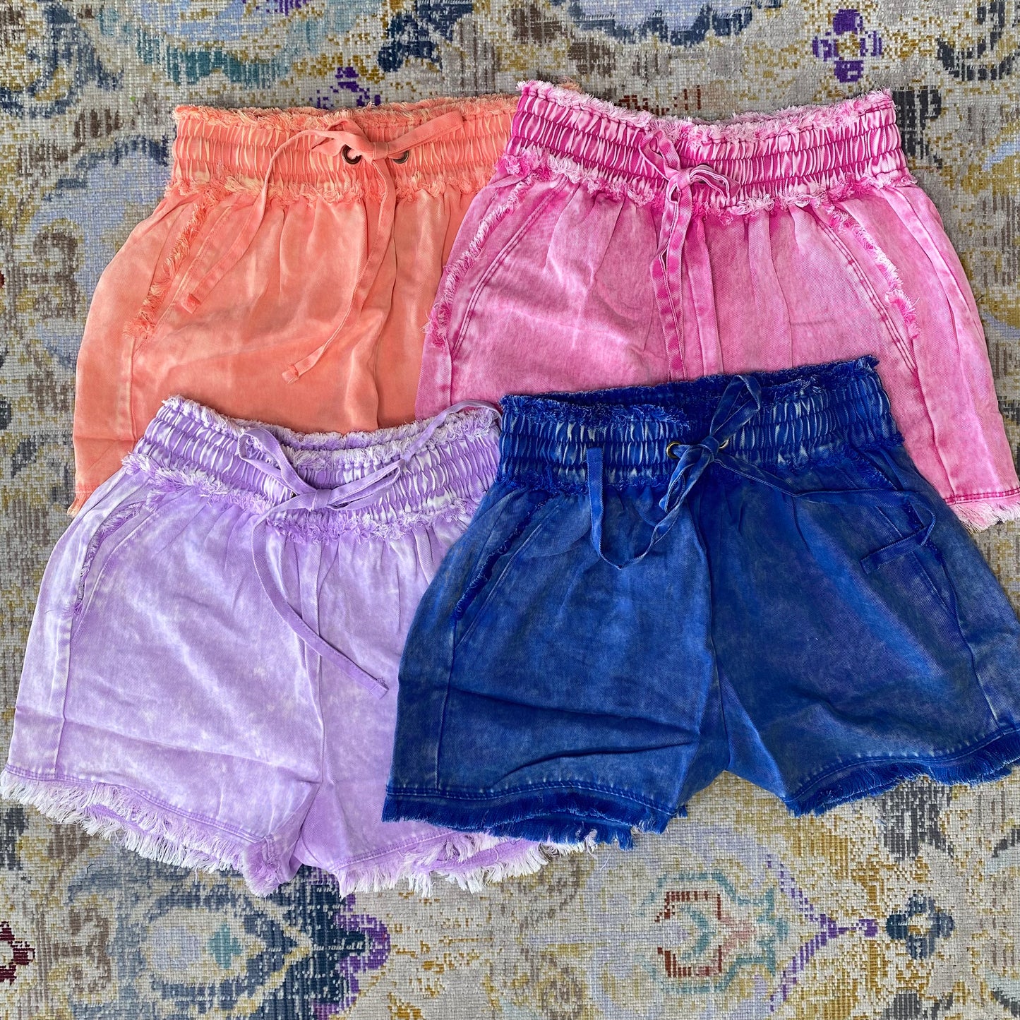 Mineral Washed Shorts