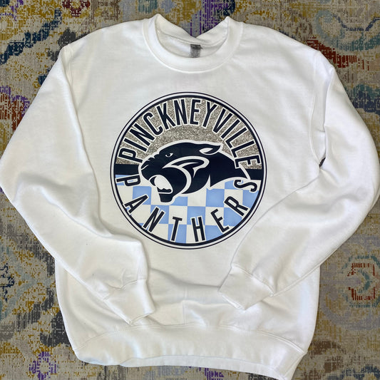 Glitter Panther Crewneck