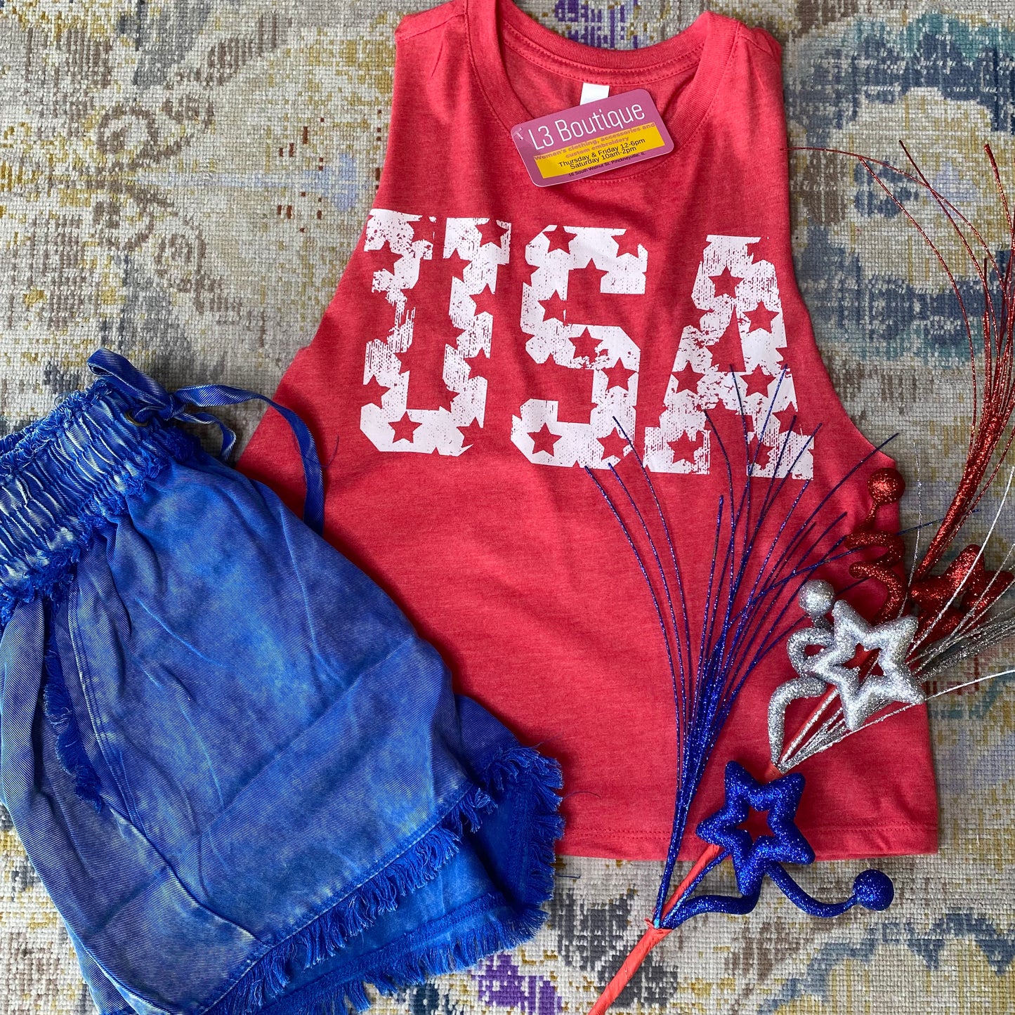 USA Crop Tank