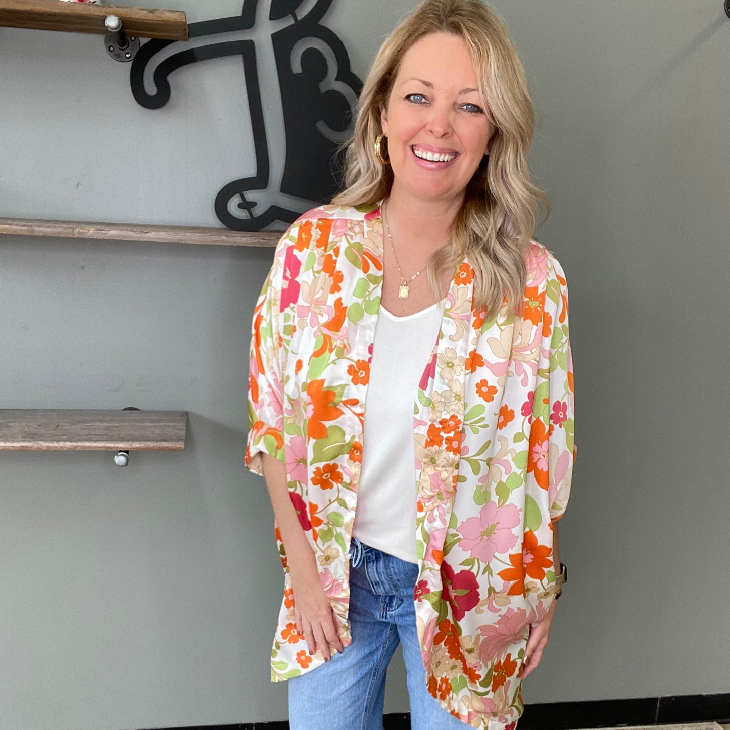 Floral Kimono