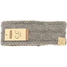 Load image into Gallery viewer, KIDS Solid Cable Knit CC Head Wrap