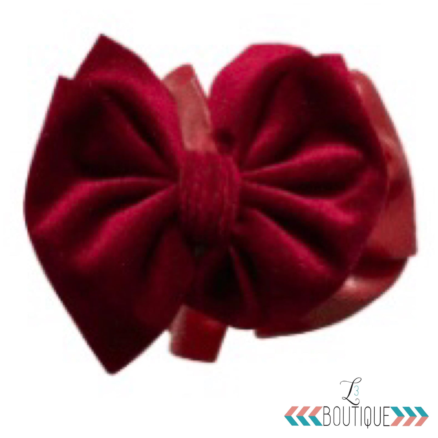 Velour Stretch Head Bows by Bailey’s Blossoms