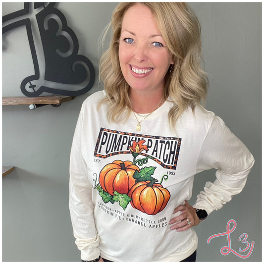 Pumpkin Patch Long Sleeve Graphic Tee