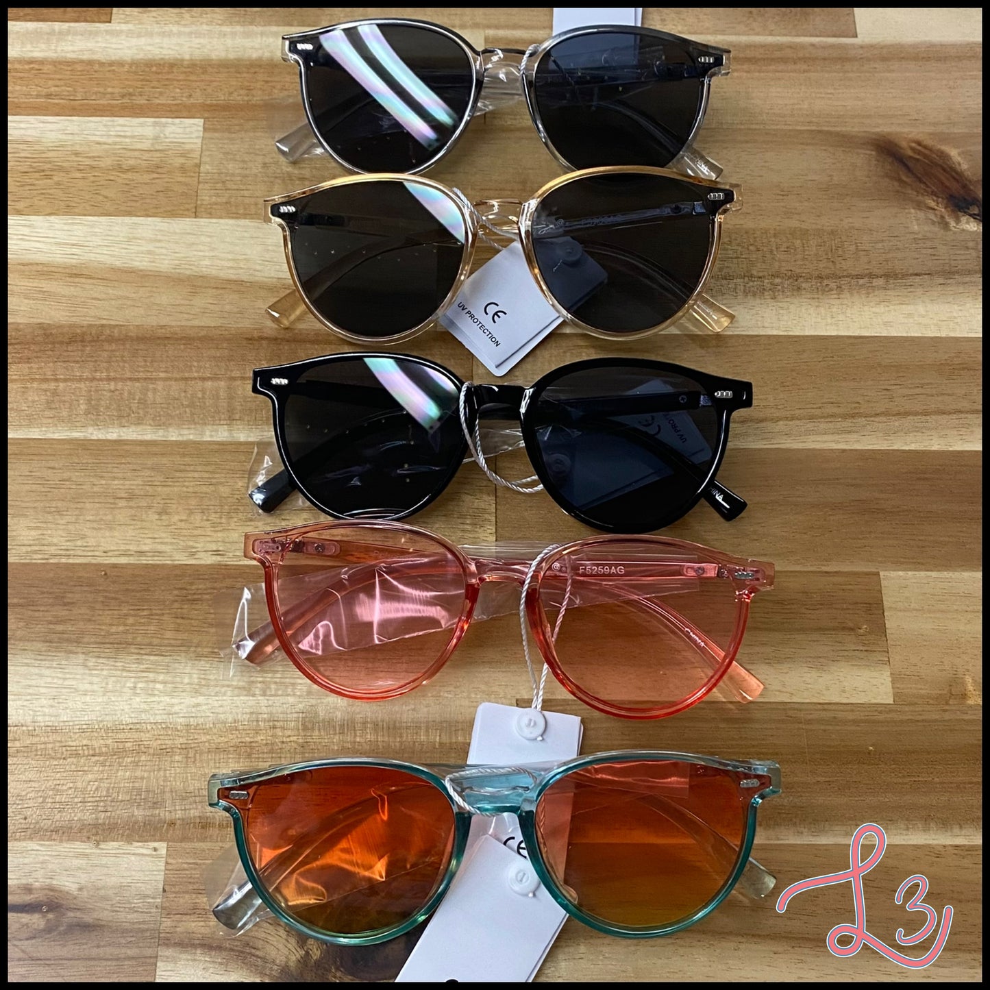 Acetate Round Sunglasses