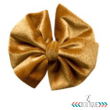 Load image into Gallery viewer, Velour Stretch Head Bows by Bailey’s Blossoms