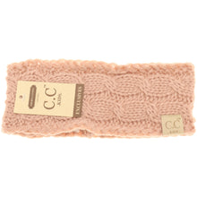 Load image into Gallery viewer, KIDS Solid Cable Knit CC Head Wrap