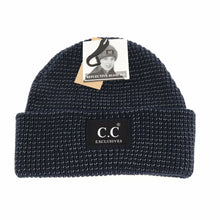 Load image into Gallery viewer, Reflective Solid Unisex C.C Beanie