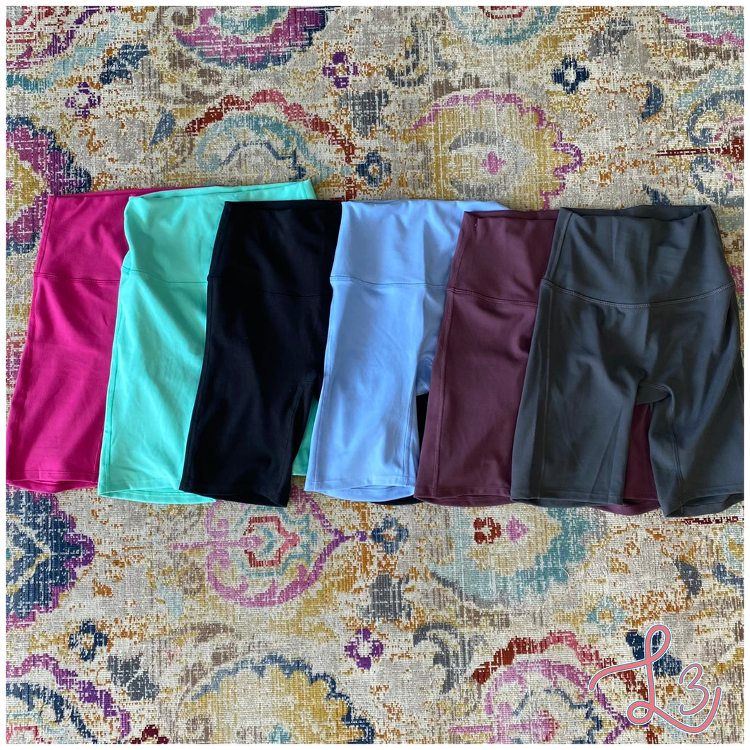 Athletic High Waisted Bike Shorts