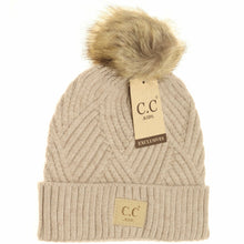 Load image into Gallery viewer, KIDS Large Patch Heathered Beanie