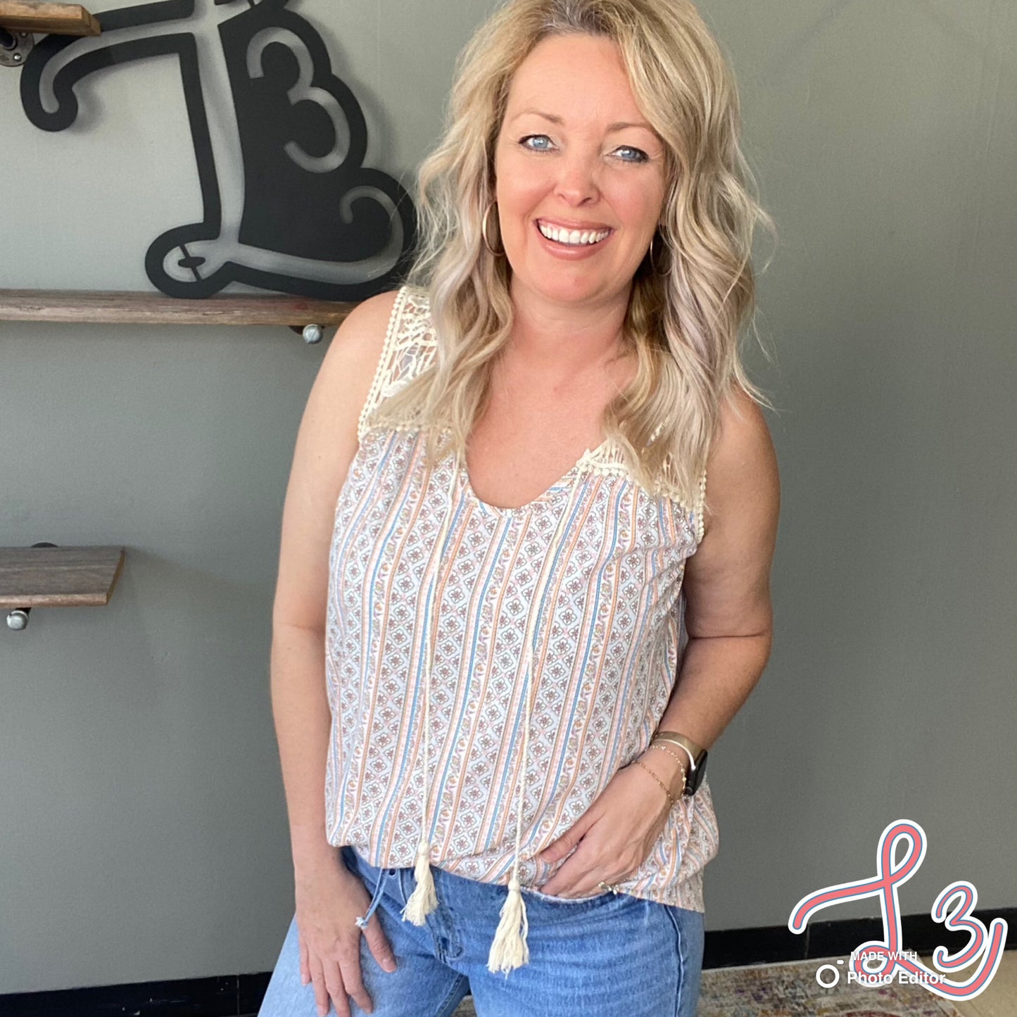 Boho Sleeveless Top