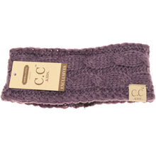 Load image into Gallery viewer, KIDS Solid Cable Knit CC Head Wrap
