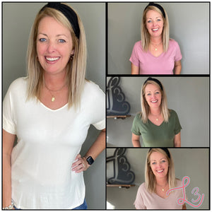 V-Neck Basic Tee