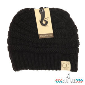Kids Solid C.C.  Beanie-YJ847