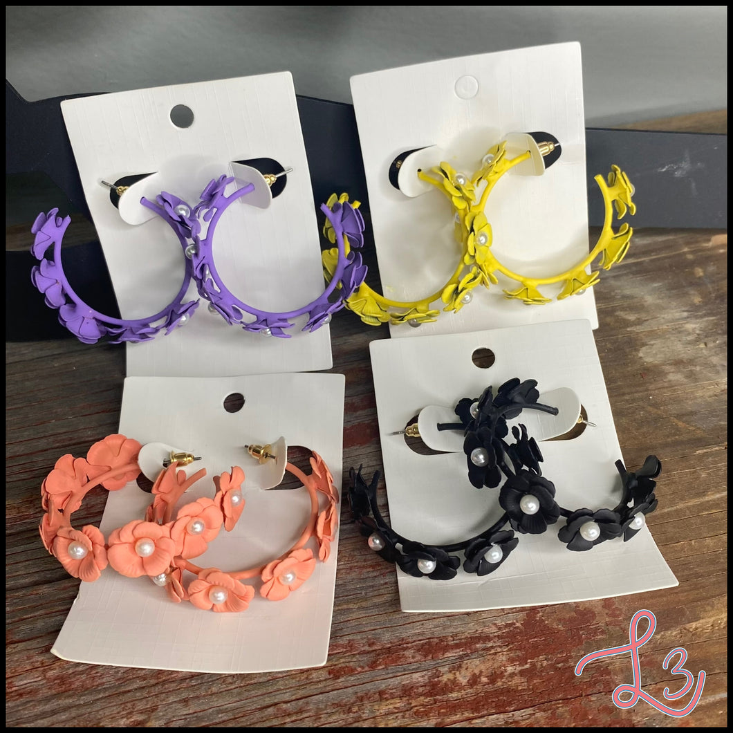 Flower Hoops