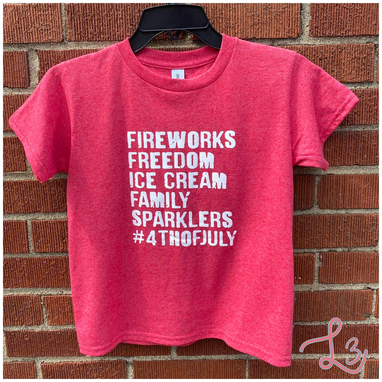 Youth Fireworks Freedom Tee