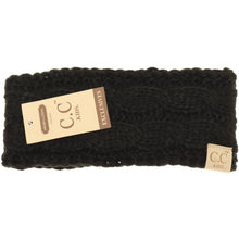 Load image into Gallery viewer, KIDS Solid Cable Knit CC Head Wrap