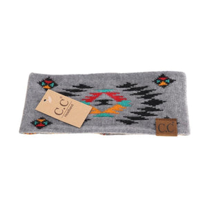 C.C Beanie Aztec Patterned Head Wrap
