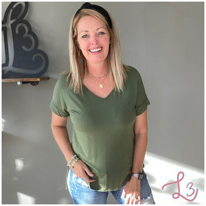 V-Neck Basic Tee